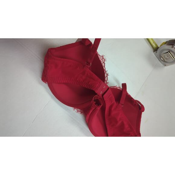 Victoria's Secret new w All tags 36D  Lined Perfect Coverage Padded Lipstick Red - Picture 8 of 16